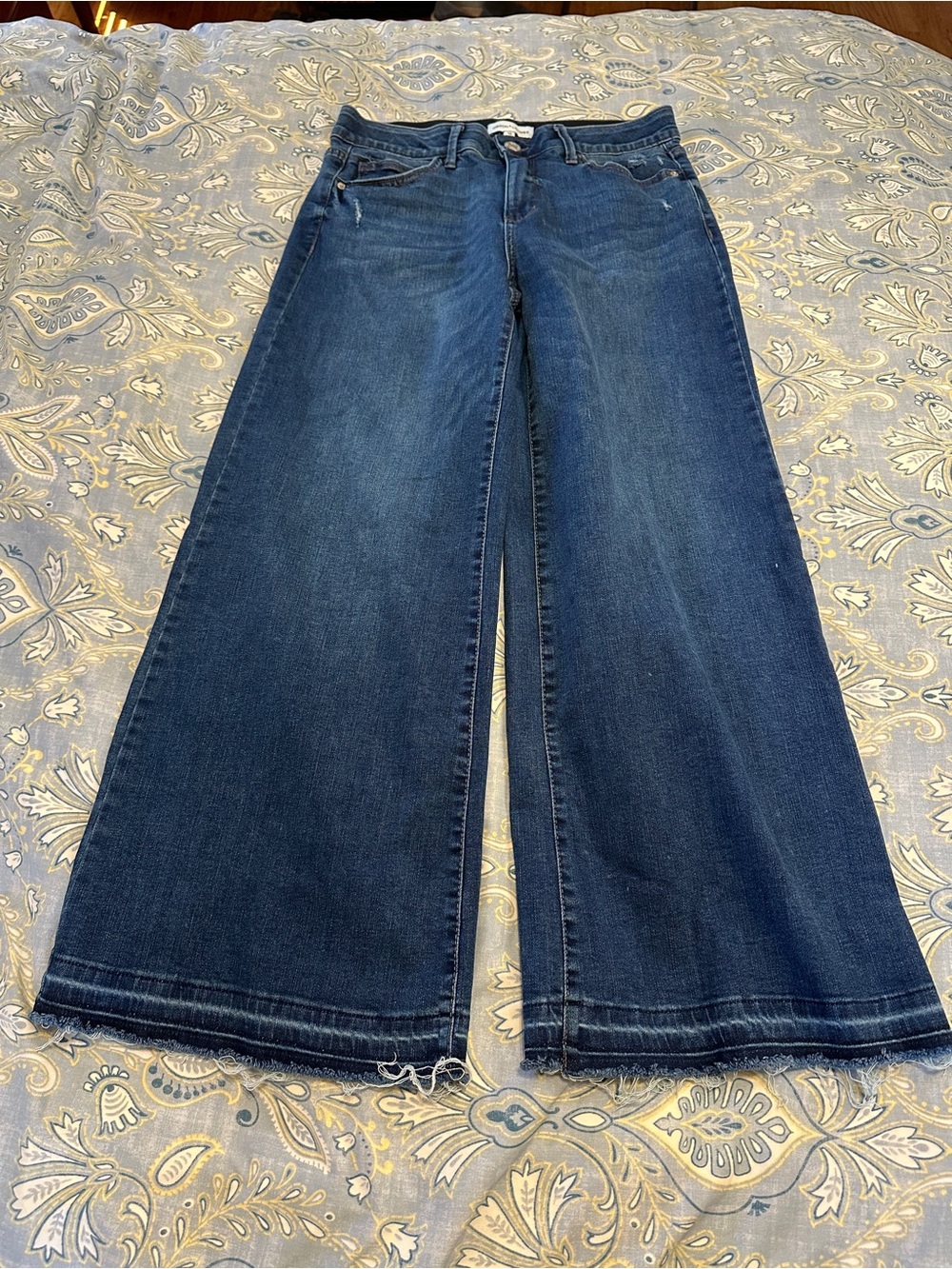 Gibson Latimer Dark Blue Wide-Leg Jeans